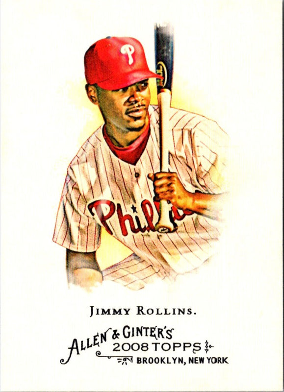 2008 Topps Allen & Ginter Jimmy Rollins #140