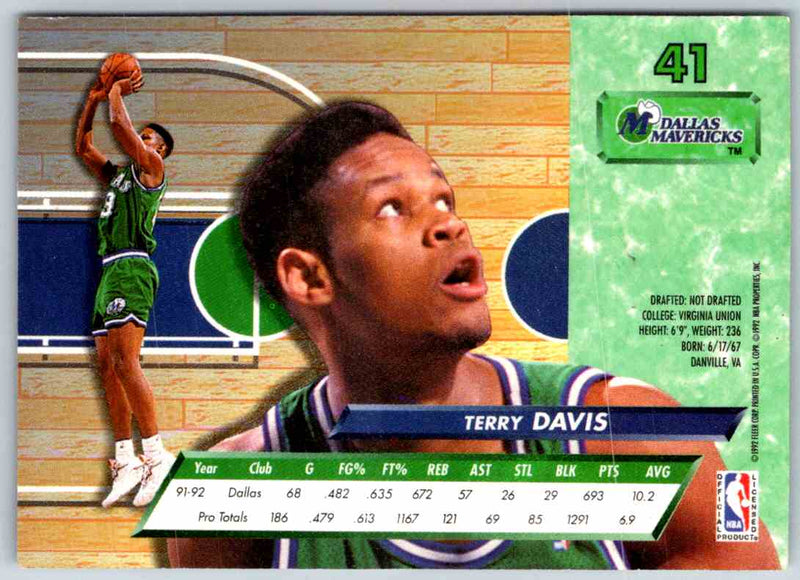 1992 Fleer Ultra Terry Davis