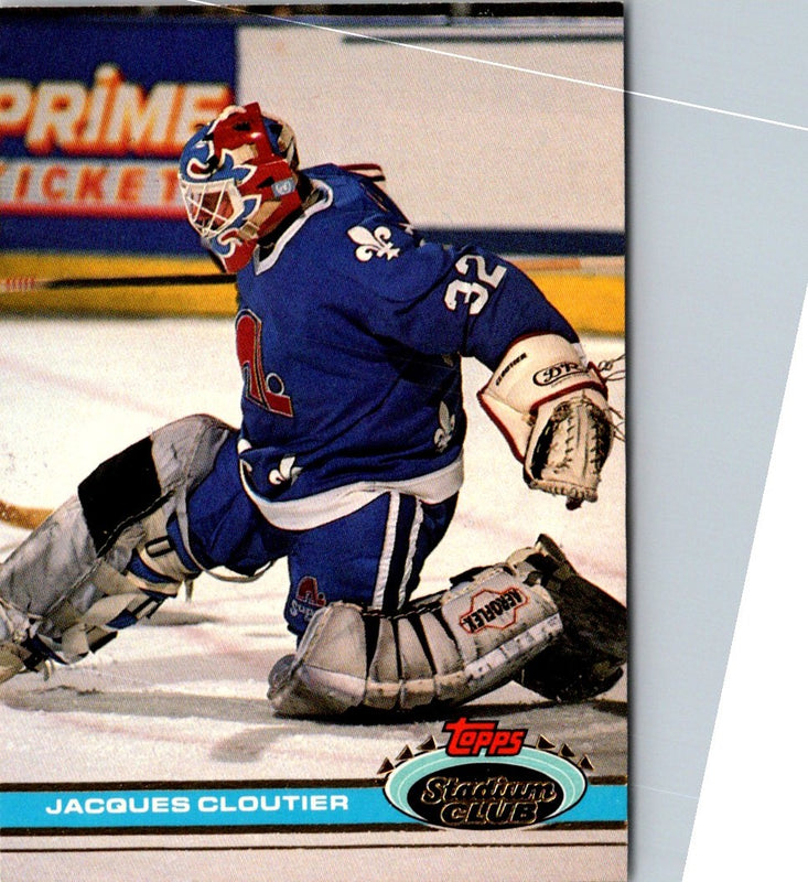 1991 Stadium Club Jacques Cloutier #166