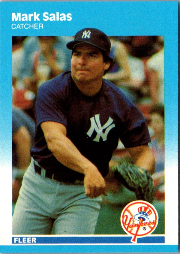 1987 Fleer Update Glossy Mark Salas #U-106