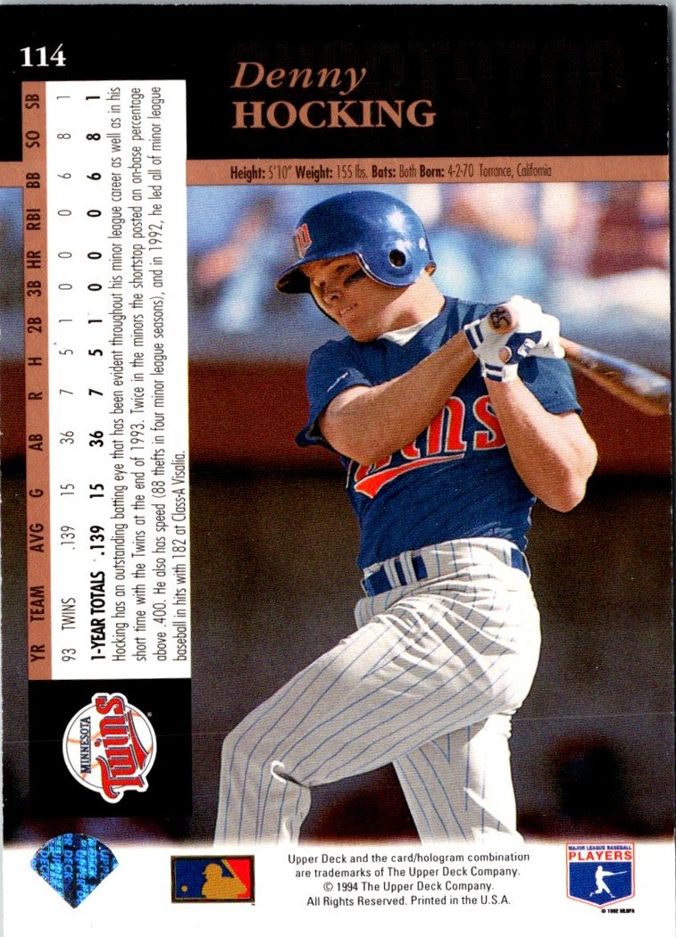 1994 Flair Denny Hocking