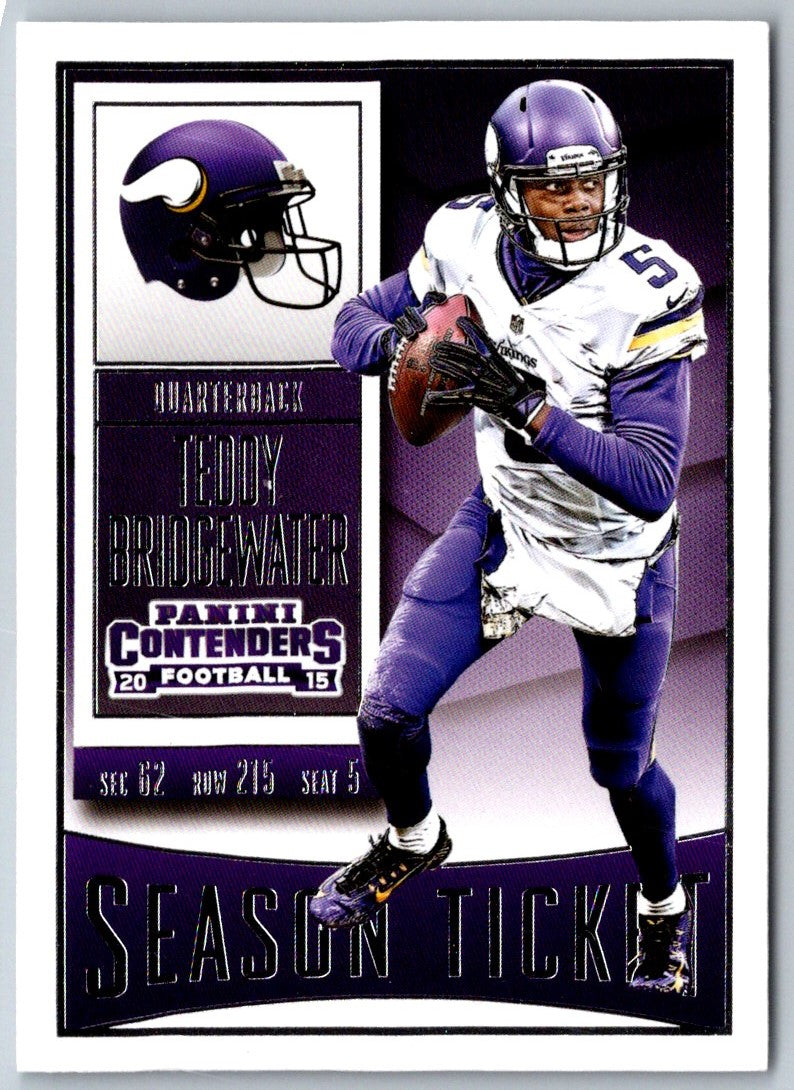 2015 Panini Contenders Teddy Bridgewater