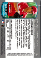 2000 Bowman Draft Picks & Prospects Chrome Carlos Silva #66 Rookie