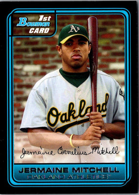 2006 Bowman Chrome Draft Picks & Prospects Jermaine Mitchell #DP33