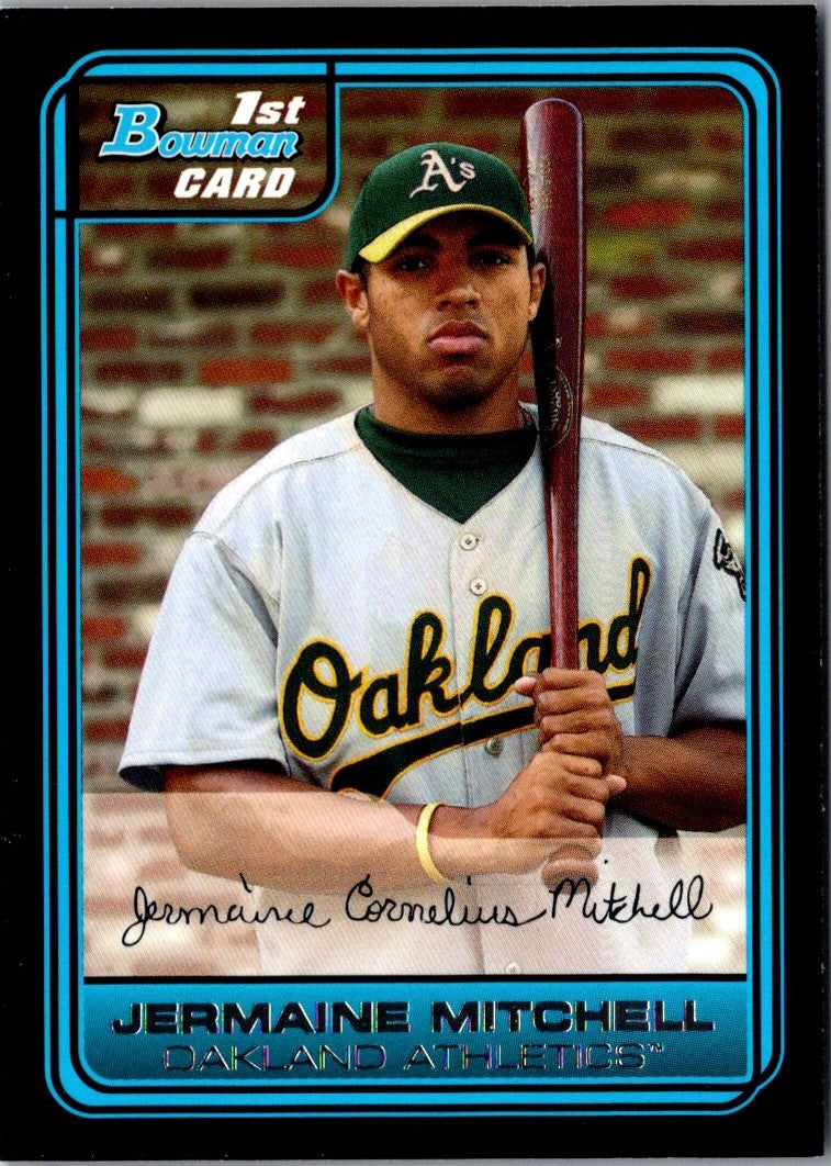 2006 Bowman Chrome Draft Picks & Prospects Jermaine Mitchell