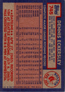 1984 Topps Dennis Eckersley