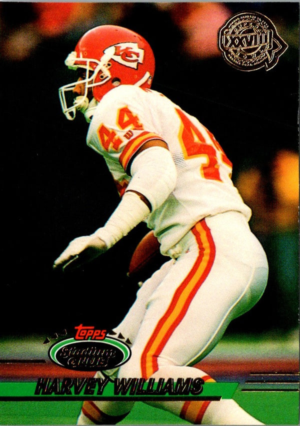 1993 Stadium Club Super Teams Bowl Harvey Williams #203