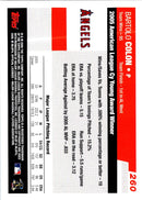 2006 Topps Bartolo Colon