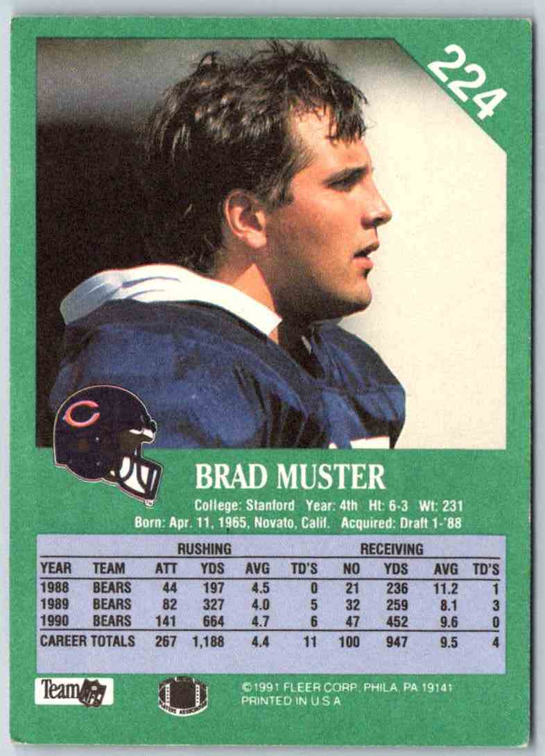 1991 Fleer Ultra Brad Muster