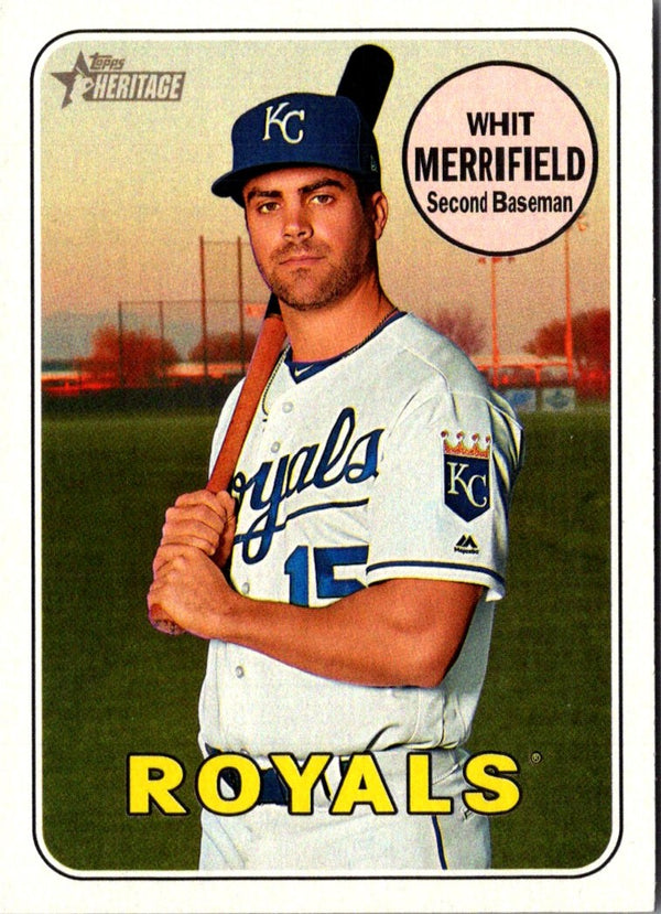 2018 Topps Heritage Whit Merrifield #375