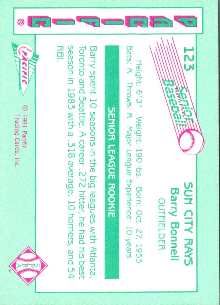 1991 Pacific Senior League Barry Bonnell