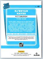 2021 Donruss Ke'Bryan Hayes #43 Rookie