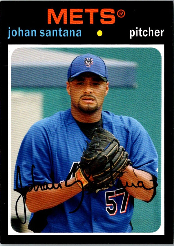 2012 Topps Archives Gold Foil Johan Santana #98