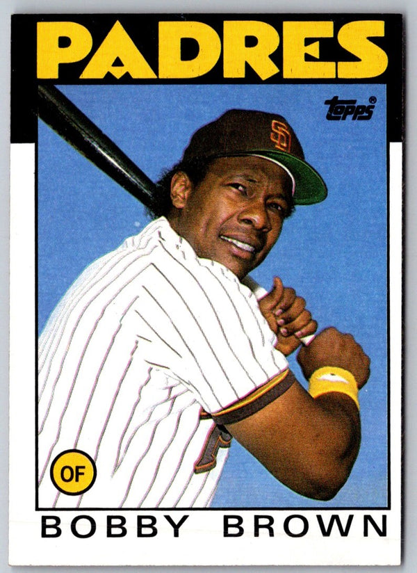 1986 Topps Bobby Brown #182