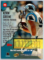 1997 Topps Stadium Club Football Kevin Greene #43
