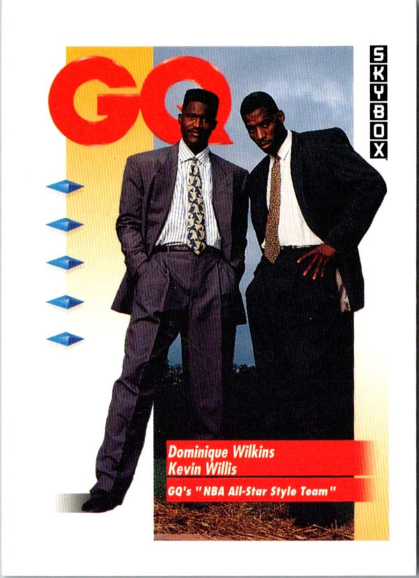 1991 SkyBox Kevin Willis/Dominique Wilkins #326