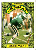 1986 Topps 1000 Yard Club Earnest Jackson #23