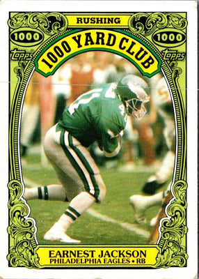 1986 Topps 1000 Yard Club Earnest Jackson #23
