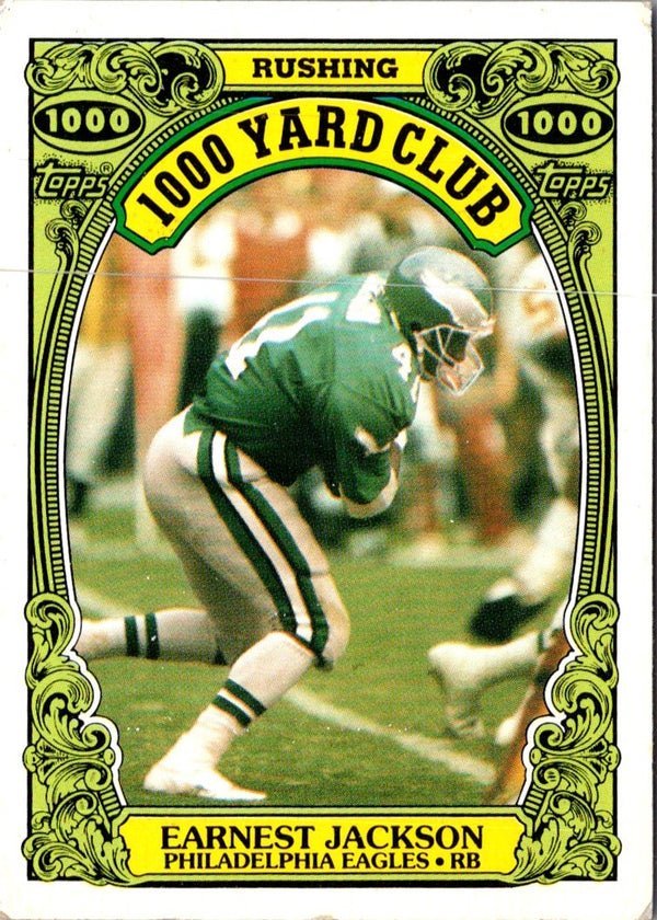1986 Topps 1000 Yard Club Earnest Jackson #23