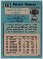1988 Topps Frank Garcia #351