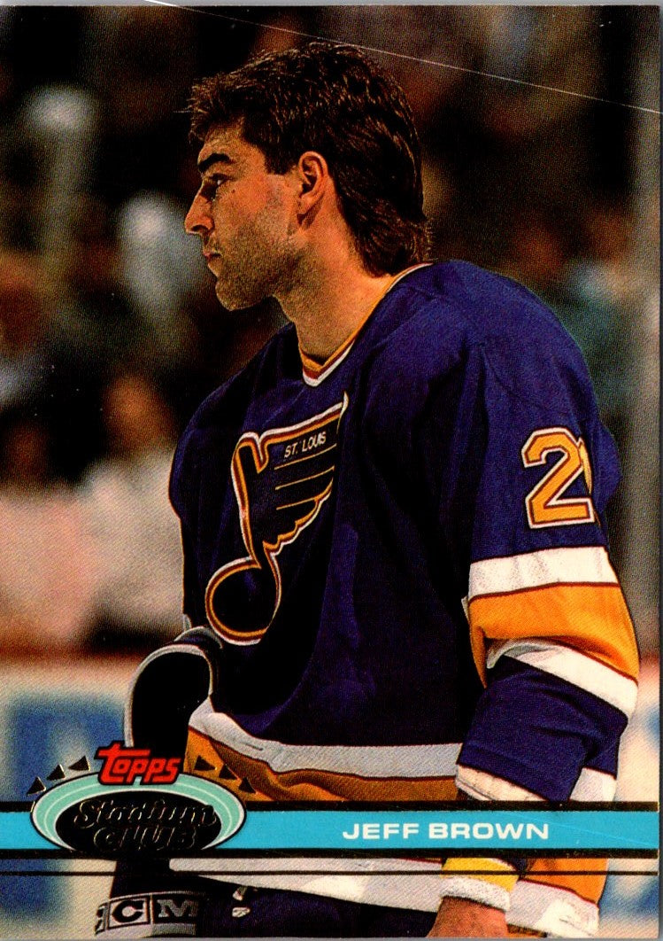 1991 Stadium Club Jeff Brown