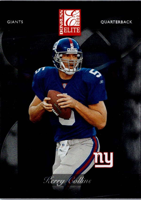 2002 Donruss Elite Kerry Collins #81