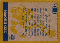 1982 Topps Ted Brown #392 EX