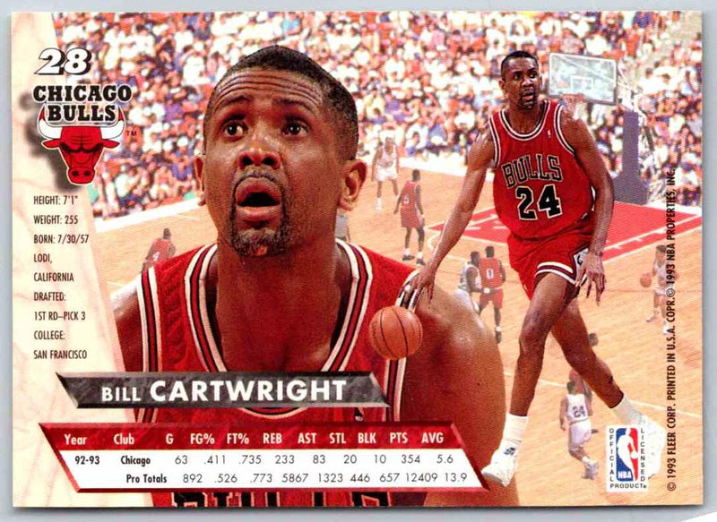 1992 Fleer Ultra Bill Cartwright