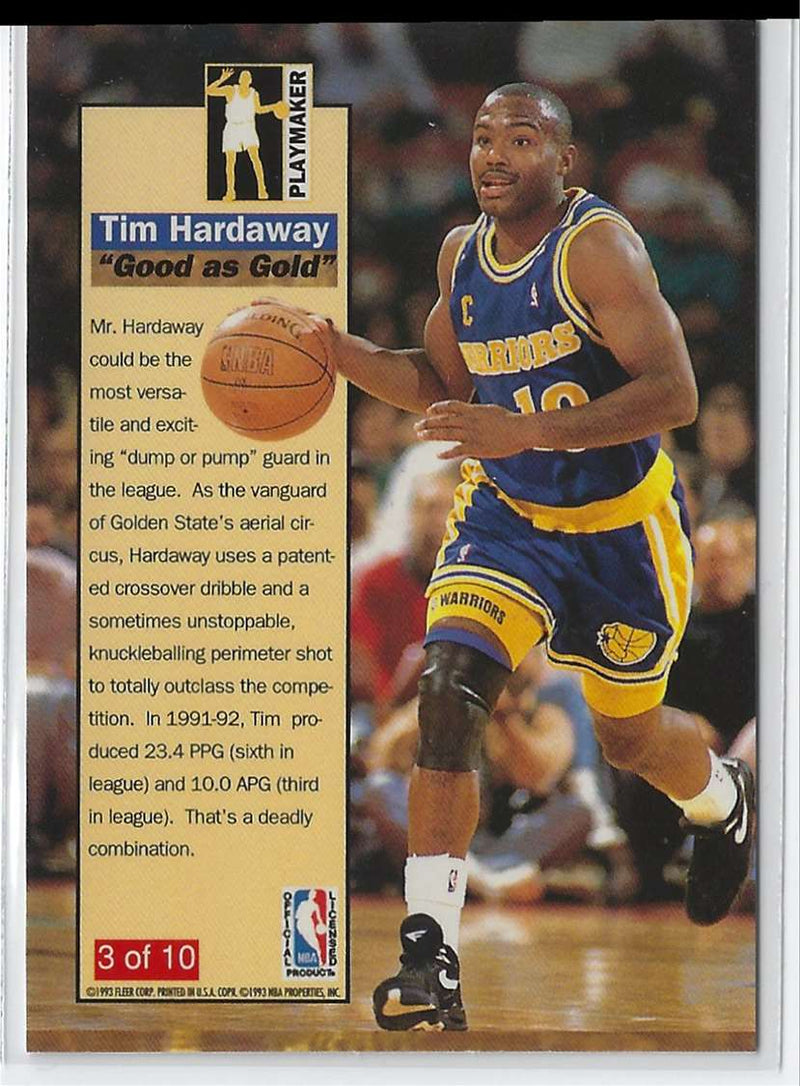 1992 Ultra Playmakers Tim Hardaway