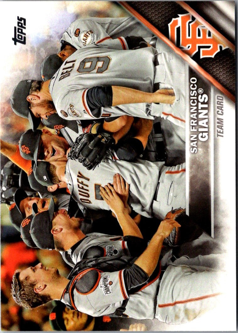 2016 Topps San Francisco Giants