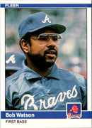 1984 Fleer Bob Watson