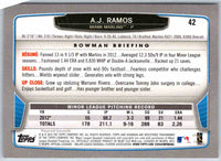 2013 Bowman A.J. Ramos #42