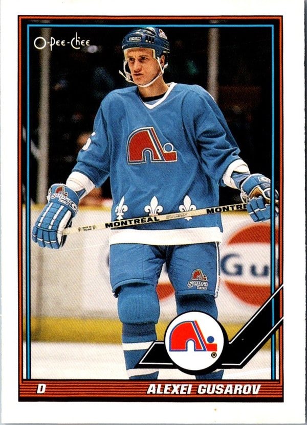 1991 O-Pee-Chee Alexei Gusarov #355 Rookie