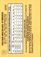 1985 Donruss Pete O'Brien #178