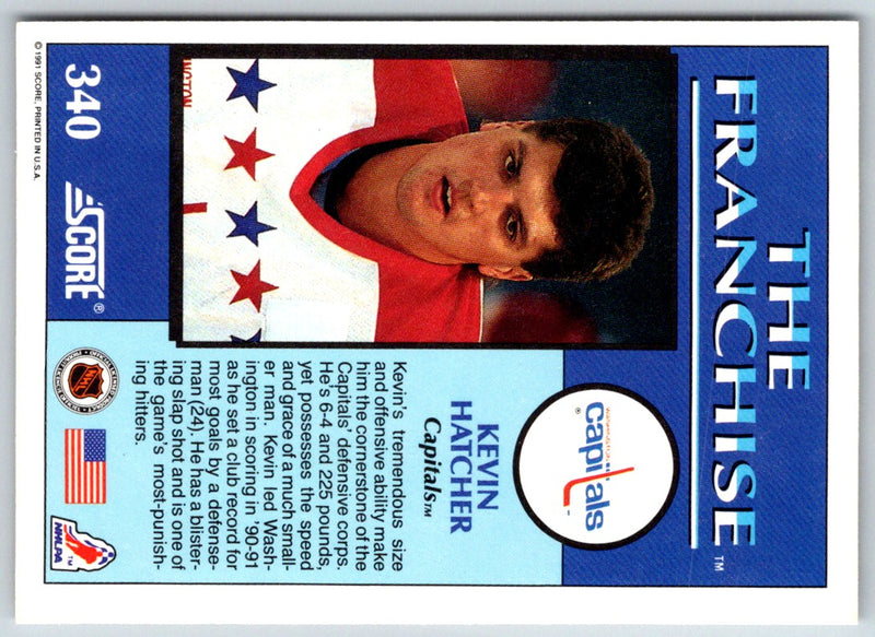 1991 Score American Kevin Hatcher