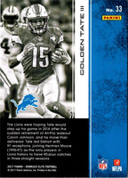 2017 Panini Golden Tate III #33