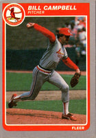 1985 Fleer Update Bill Campbell #U-19