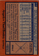 1978 Topps Thad Bosley