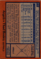 1978 Topps Thad Bosley #619 Rookie