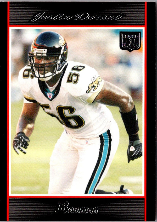 2007 Bowman Justin Durant #244 Rookie