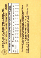 1985 Donruss Jerry Willard #346