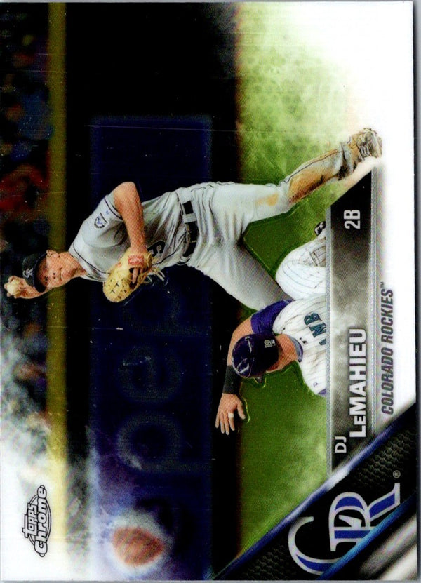 2016 Topps Chrome DJ LeMahieu #37