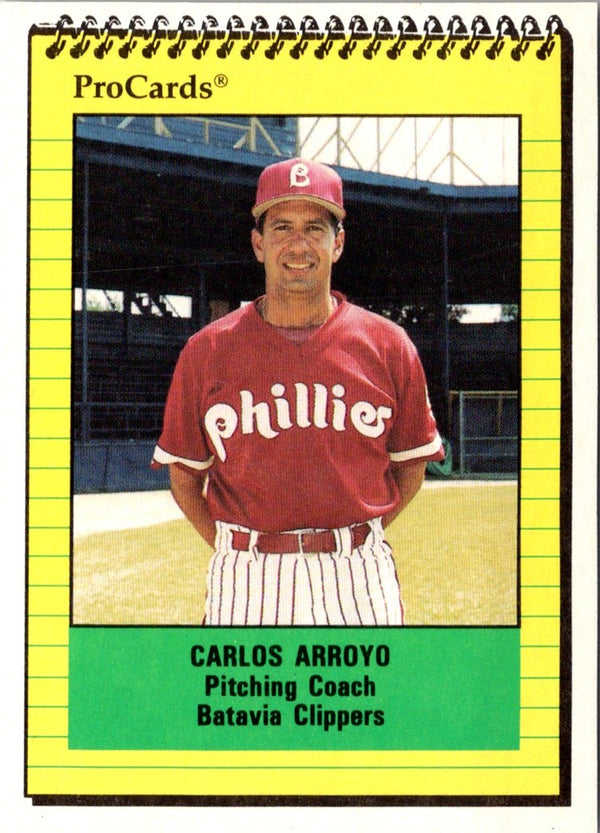 1991 ProCards Carlos Arroyo #3501