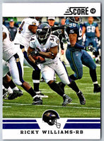 2012 Score Ricky Williams #166