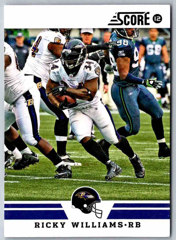 2012 Score Ricky Williams #166