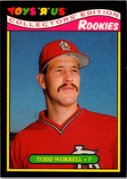 1987 Topps Toys'R'Us Rookies Todd Worrell #33