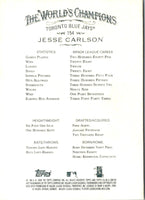 2008 Topps Allen & Ginter Jesse Carlson #154 Rookie