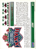 1993 Score Troy Aikman #411