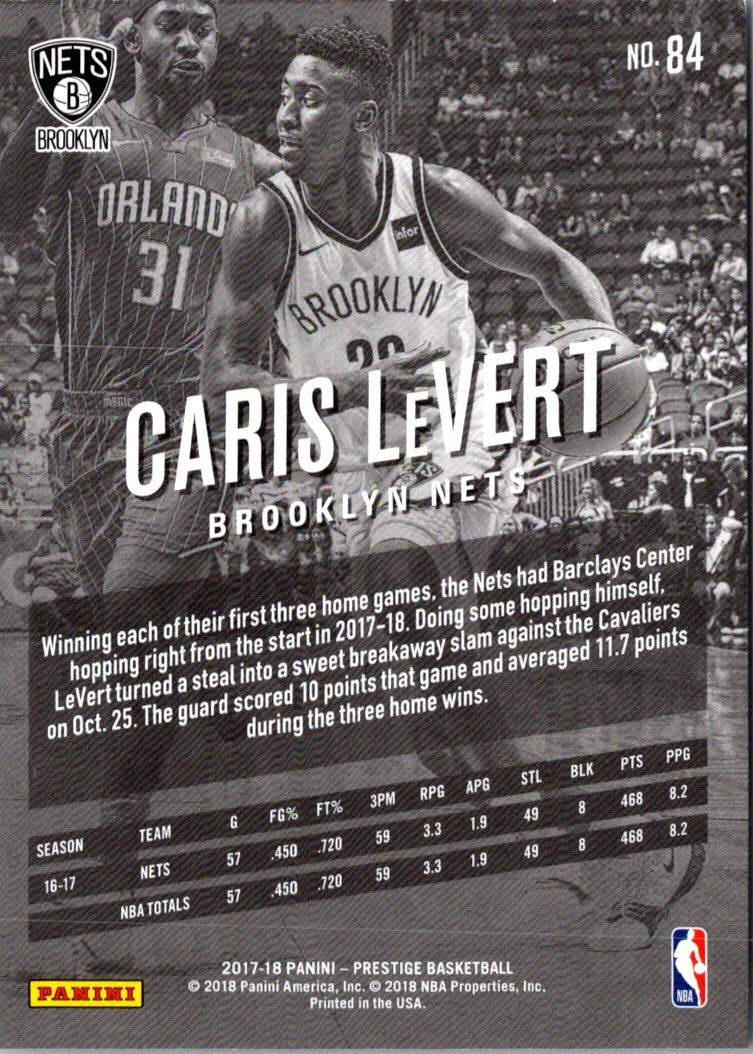 2017 Panini Prestige Caris LeVert