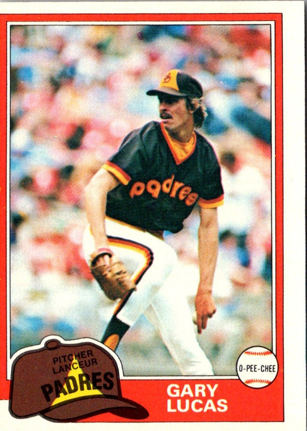 1981 O-Pee-Chee Gary Lucas #259